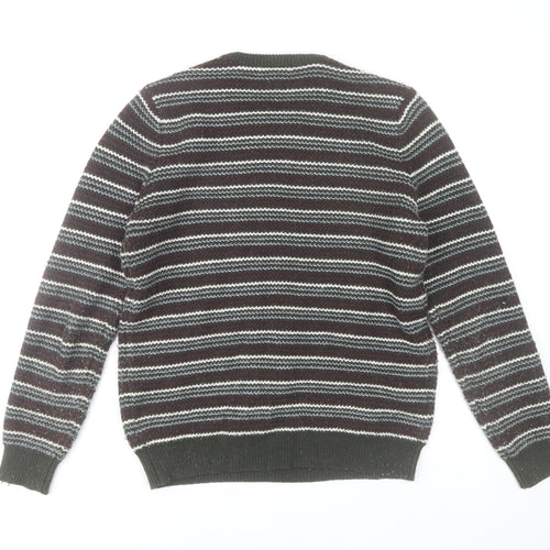 Dunnes Stores Women’s Multicoloured Striped Knit Jumper Size M