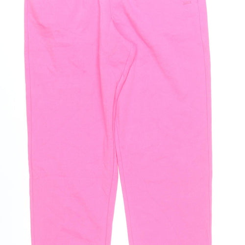 JJXX Womens Pink XL Sweatpants Cotton Blend Casual Trousers