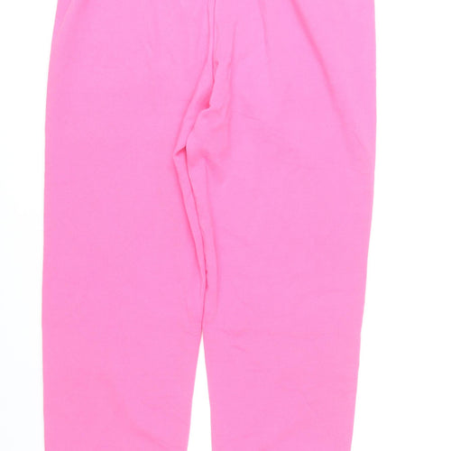 JJXX Womens Pink XL Sweatpants Cotton Blend Casual Trousers