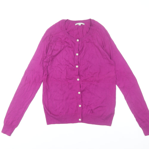 Gap Women’s Purple Knit Cotton Cardigan XS Long Sleeve Button Front