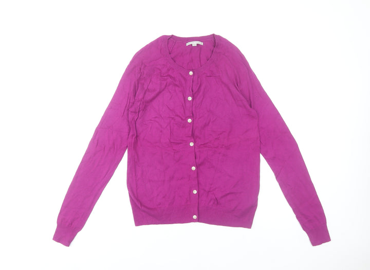 Gap Women’s Purple Knit Cotton Cardigan XS Long Sleeve Button Front