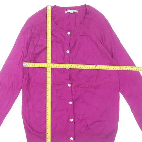 Gap Women’s Purple Knit Cotton Cardigan XS Long Sleeve Button Front
