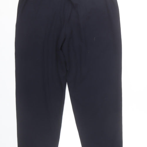 Savida Womens Navy Blue Chino Trousers Size 12 Regular Workwear