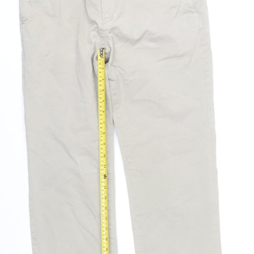 Dunnes Stores Men’s Beige Chino Trousers 34W 33L Cotton Blend