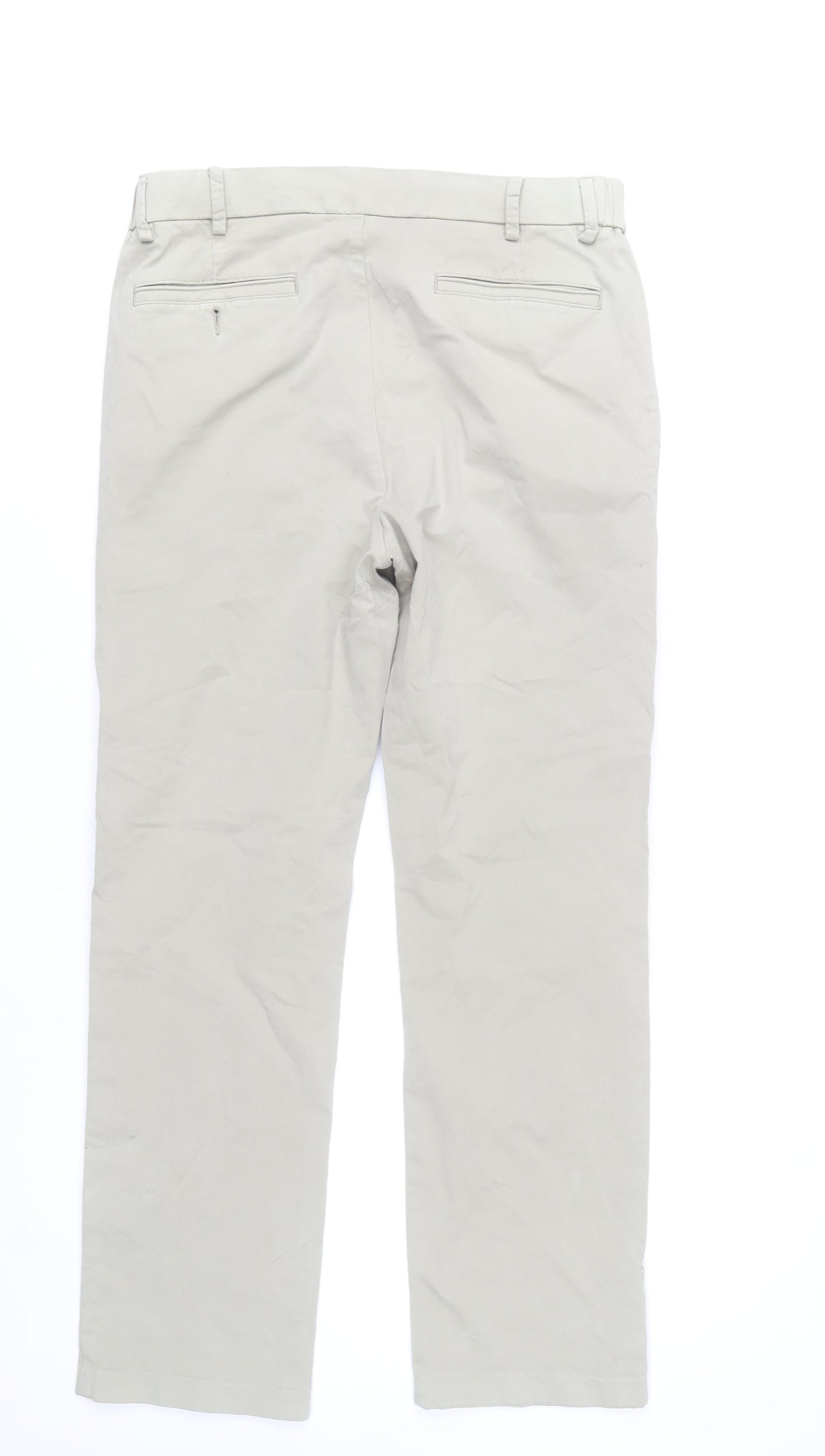 Dunnes Stores Men’s Beige Chino Trousers 34W 33L Cotton Blend