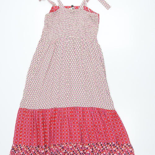 Rowen Avenue Womens Multicoloured Midi Fit & Flare Dress Size 10