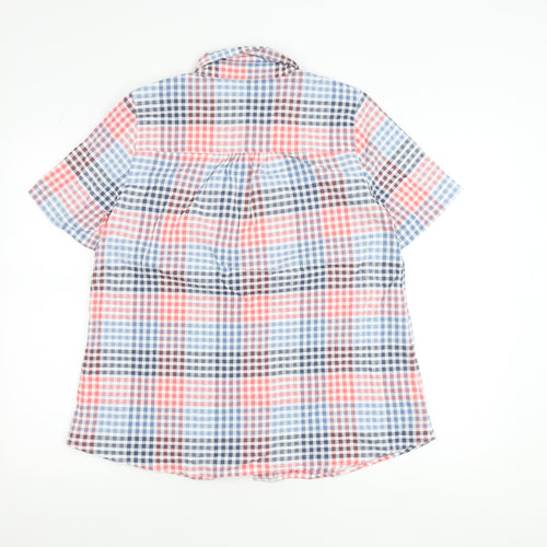 d&co Denim Company Men's Multicoloured Check Shirt M Short Sleeve