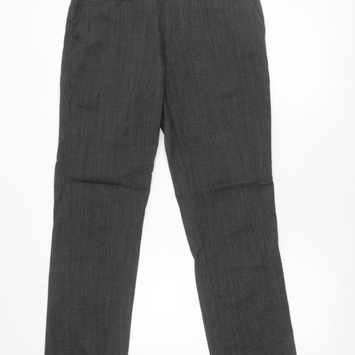 Next Men’s Grey Regular Fit Dress Trousers Size 32R Workwear