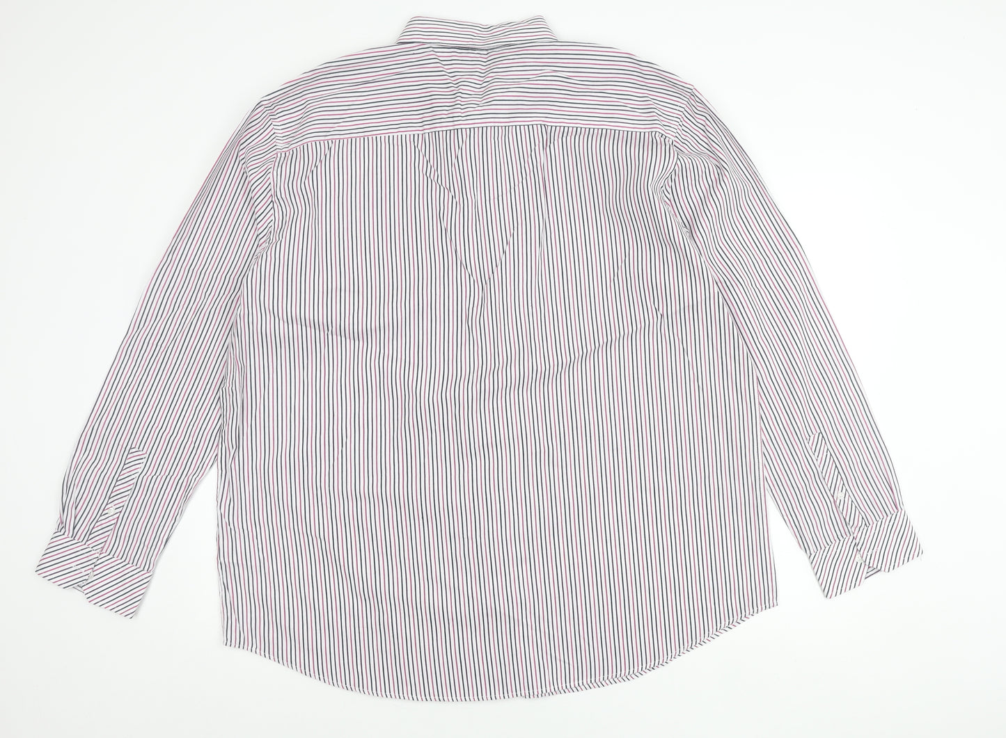 Thomas Nash Men’s Multicoloured Stripe 2XL Long Sleeve Shirt