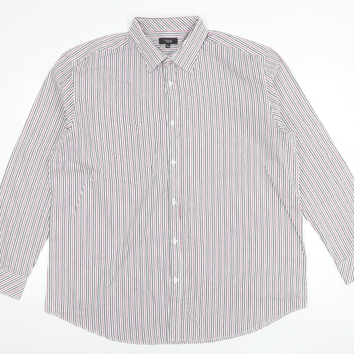Thomas Nash Men’s Multicoloured Stripe 2XL Long Sleeve Shirt