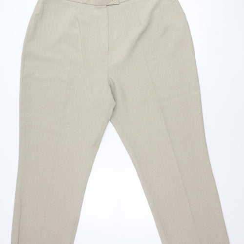 Berkertex Women’s Beige Size 22 Straight Leg Dress Pants