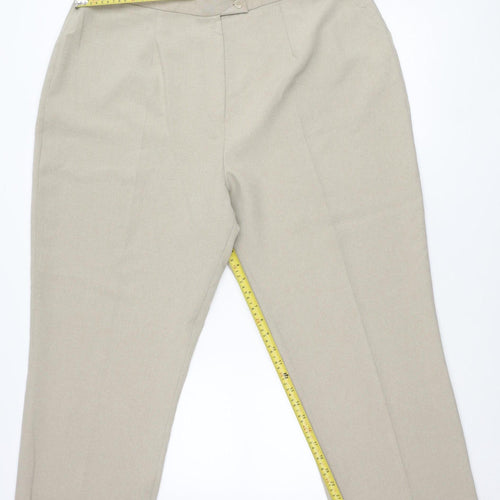 Berkertex Women’s Beige Size 22 Straight Leg Dress Pants