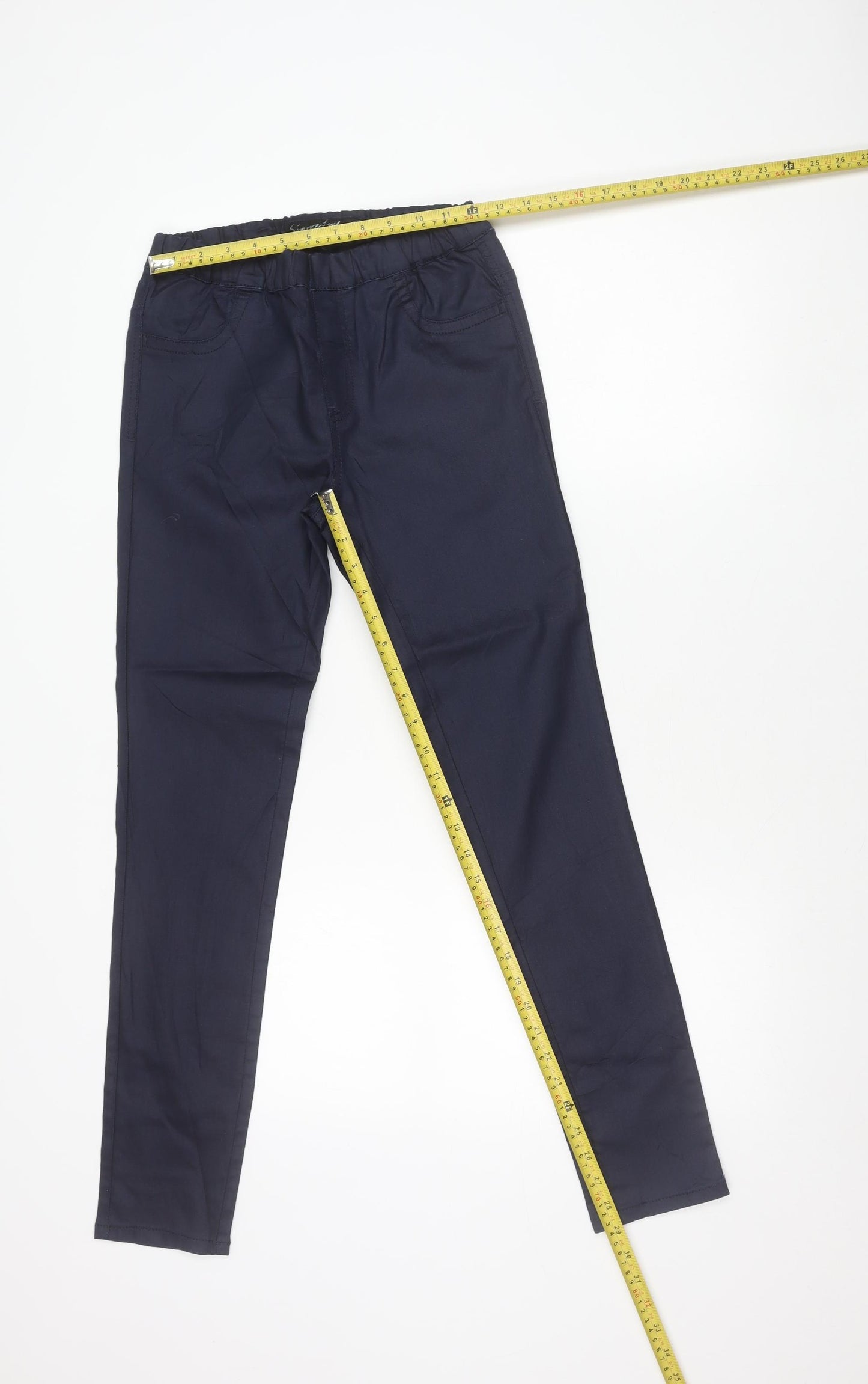 Next Girls Blue Skinny Jeans Age 12 Years Slim Fit Stretch Cotton