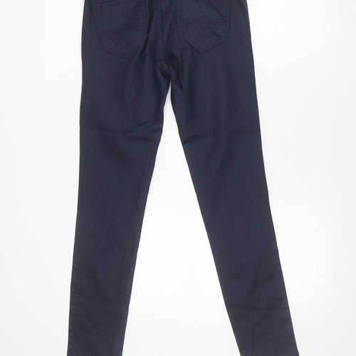 Next Girls Blue Skinny Jeans Age 12 Years Slim Fit Stretch Cotton