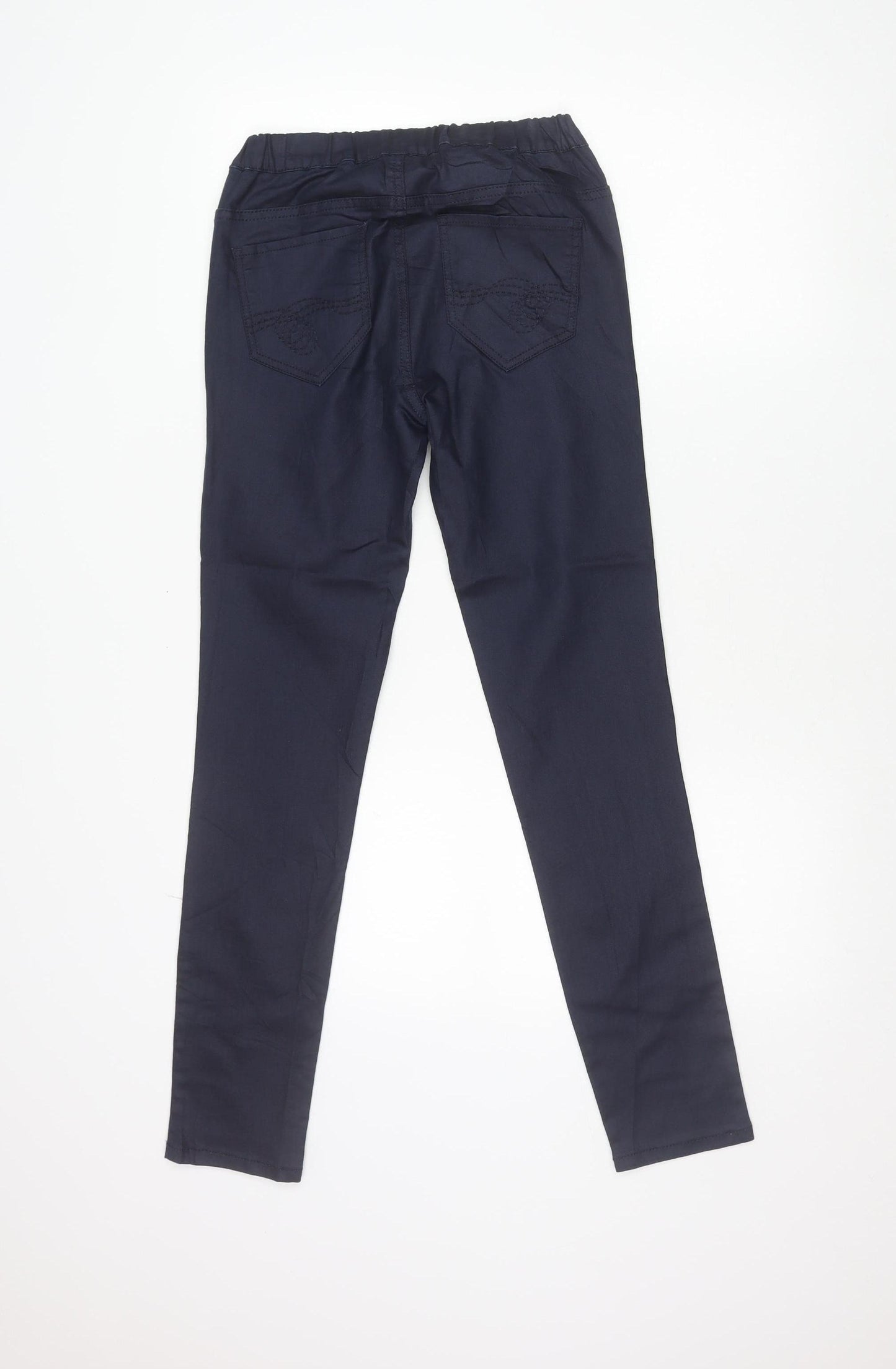 Next Girls Blue Skinny Jeans Age 12 Years Slim Fit Stretch Cotton