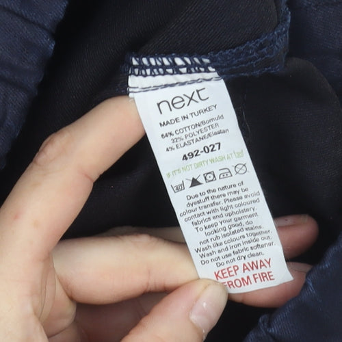 Next Girls Blue Skinny Jeans Age 12 Years Slim Fit Stretch Cotton