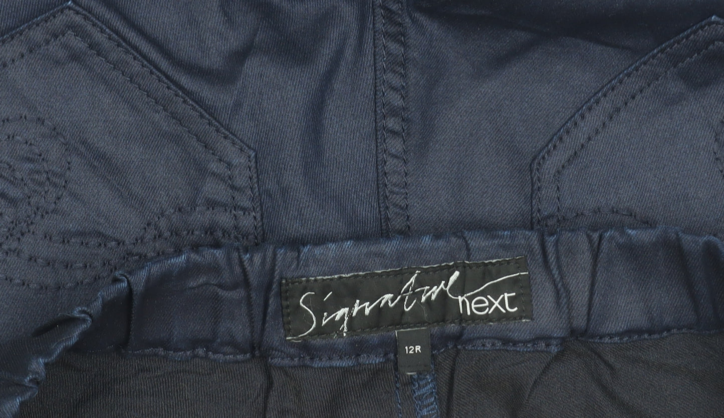 Next Girls Blue Skinny Jeans Age 12 Years Slim Fit Stretch Cotton