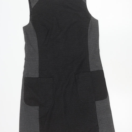 Next Women’s Black Shift Work Dress Size 10 Sleeveless Tailored