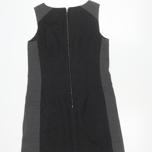 Next Women’s Black Shift Work Dress Size 10 Sleeveless Tailored