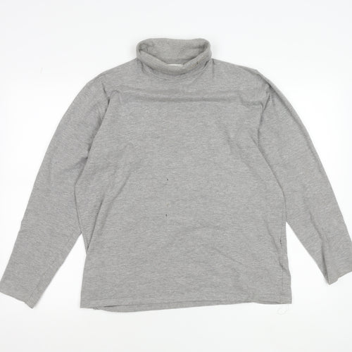 Best in Town Men’s Grey Roll Neck Pullover Jumper S Morgan Motor