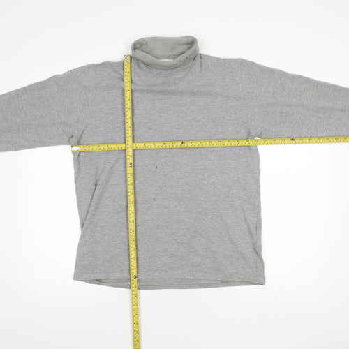 Best in Town Men’s Grey Roll Neck Pullover Jumper S Morgan Motor