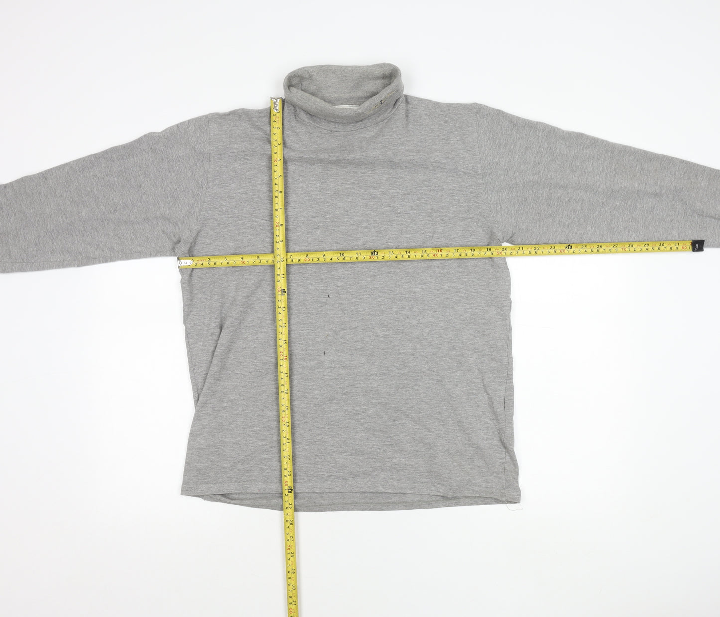 Best in Town Men’s Grey Roll Neck Pullover Jumper S Morgan Motor