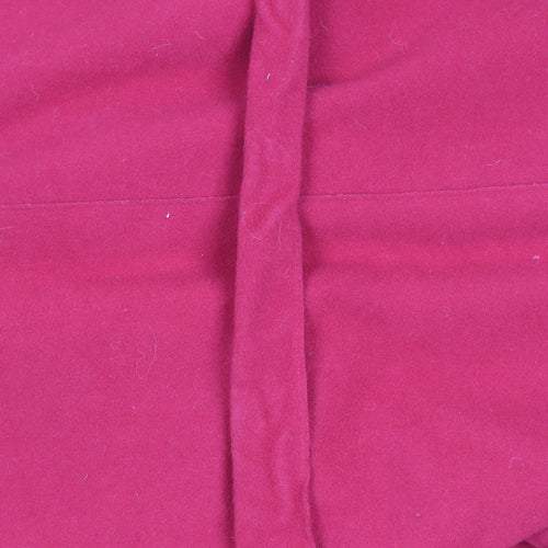MNG Women’s Red Coatigan Size 8 Belted Long Sleeve Casual