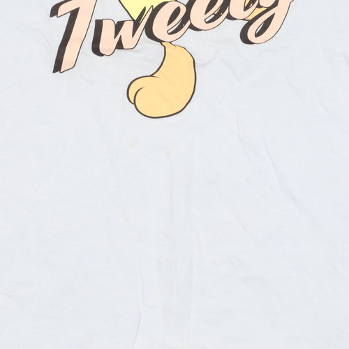 Looney Tunes Women’s Blue XS Tweety T-Shirt Short Sleeve Casual