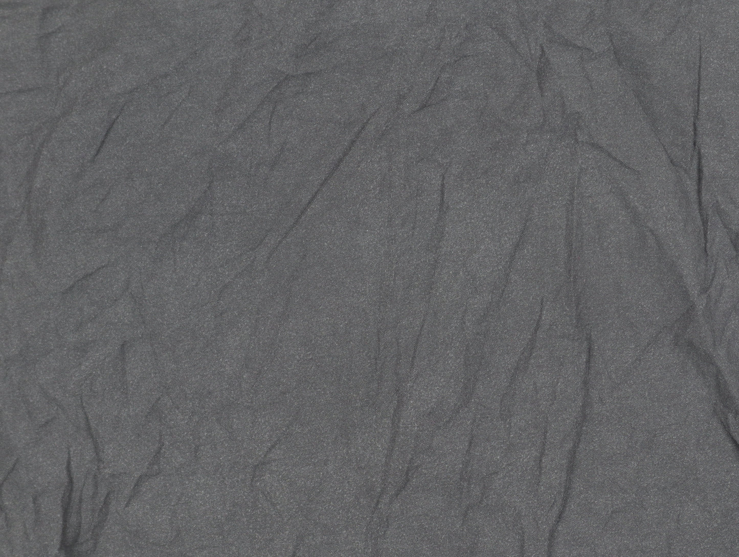 Next Men’s Black XL 45-47" Regular Fit Cotton Long Sleeve Button-Up Shirt