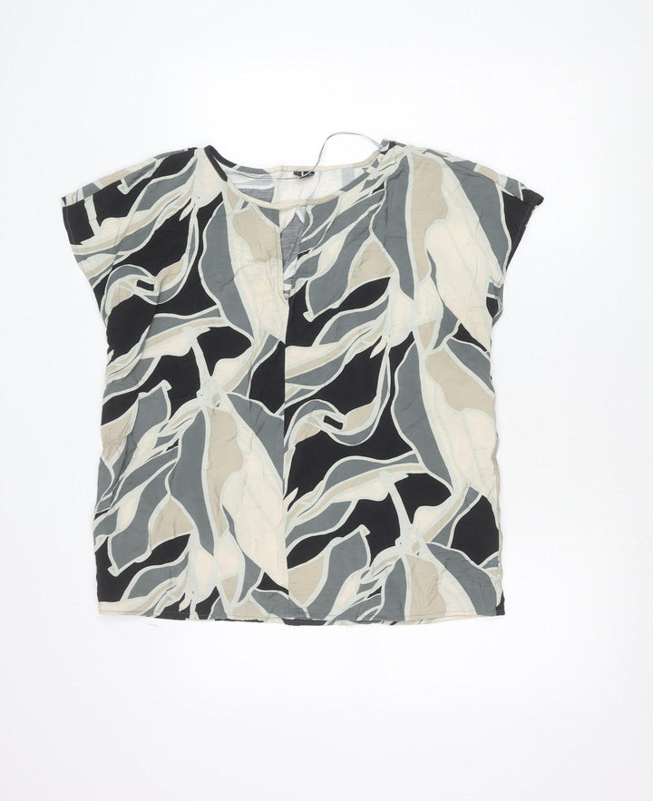 Vero Moda Womens Multicoloured Scoop Neck Sleeveless Blouse M