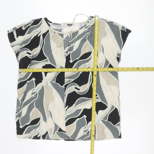 Vero Moda Womens Multicoloured Scoop Neck Sleeveless Blouse M
