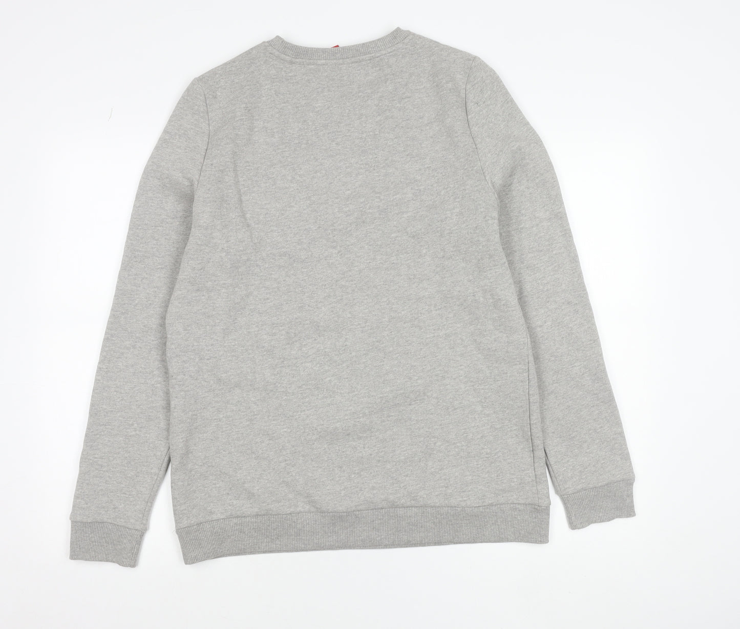 LFC Boys Grey Sweatshirt 16 Years Crew Neck Long Sleeve Logo Pullover