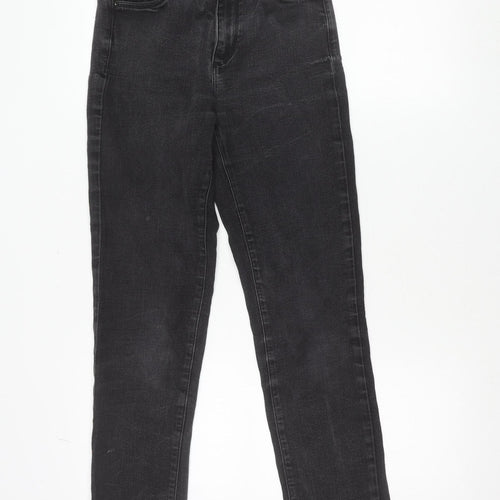 Dunnes Stores Womens Black Size 8 Straight Leg Denim Jeans