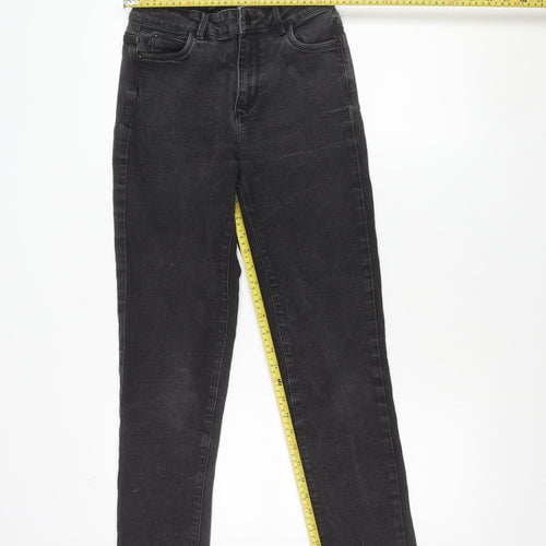 Dunnes Stores Womens Black Size 8 Straight Leg Denim Jeans