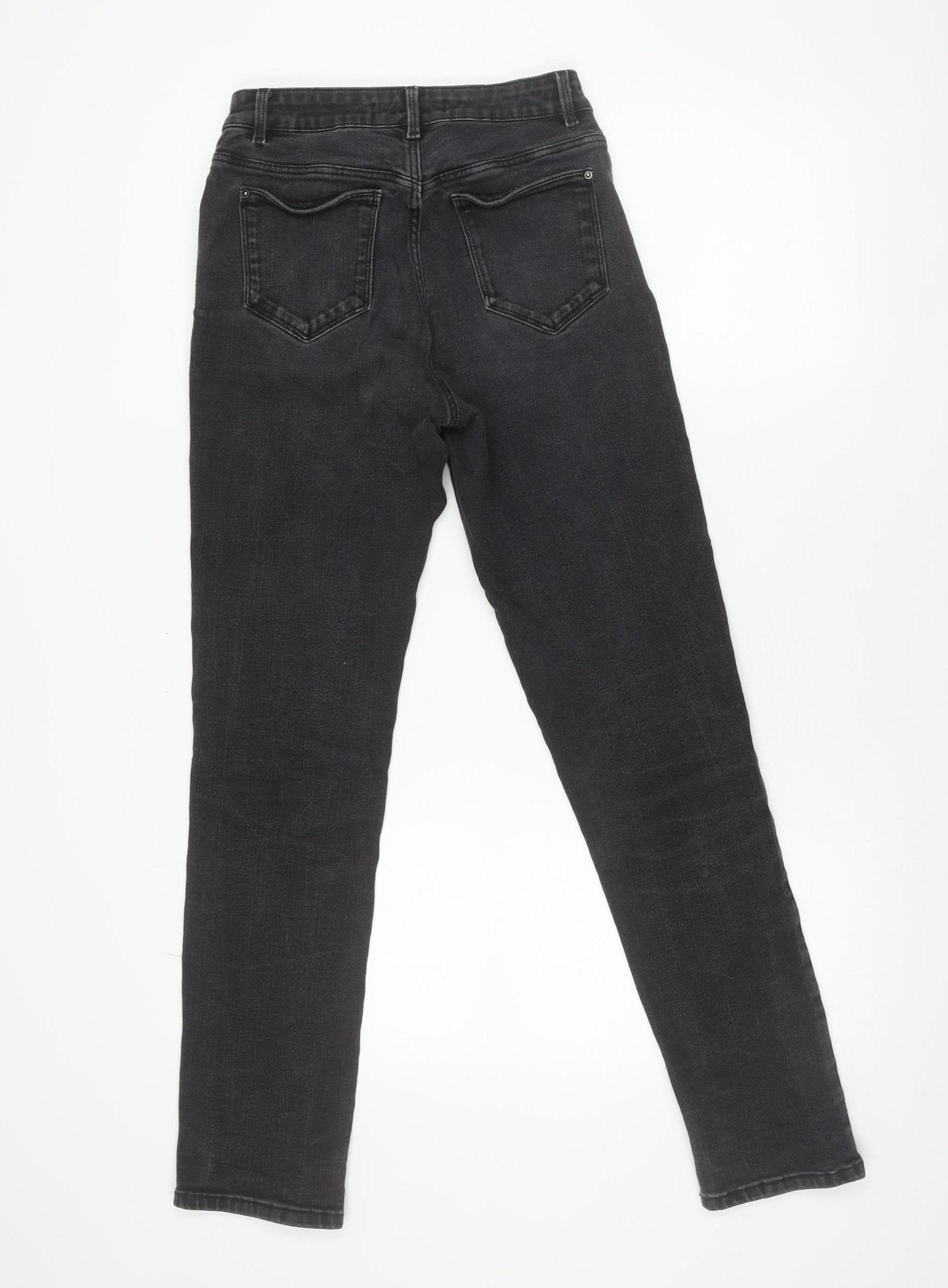 Dunnes Stores Womens Black Size 8 Straight Leg Denim Jeans