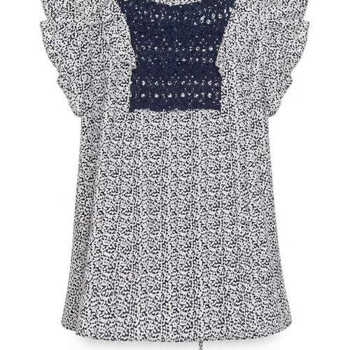 Awear Women's Multicoloured Animal Print Sleeveless Tunic Blouse Size 14