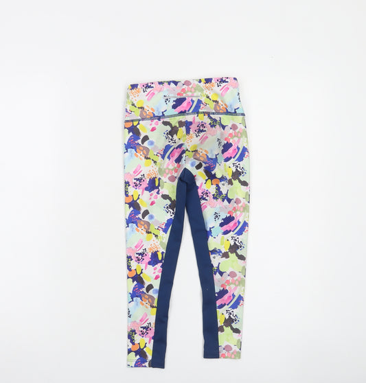 Front view of Leigh Tucker Willow girls’ multicoloured 5 years ankle leggings