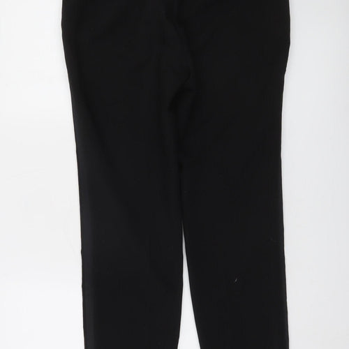 Zara Womens Black Slim Fit Tailored Trousers Size M