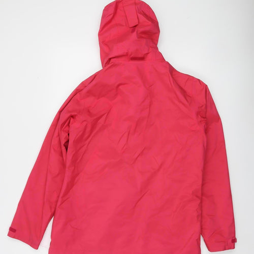Regatta Women Pink Waterproof Hooded Rain Jacket Size 12
