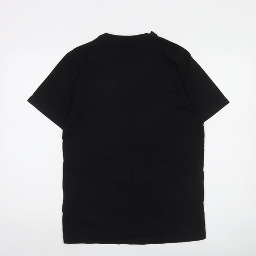 American Eagle Men's Black Small Graphic T-Shirt Super Soft Cotton