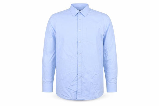 Dunnes Stores Men's Blue Regular Fit Long Sleeve Dress Shirt 16” 41cm