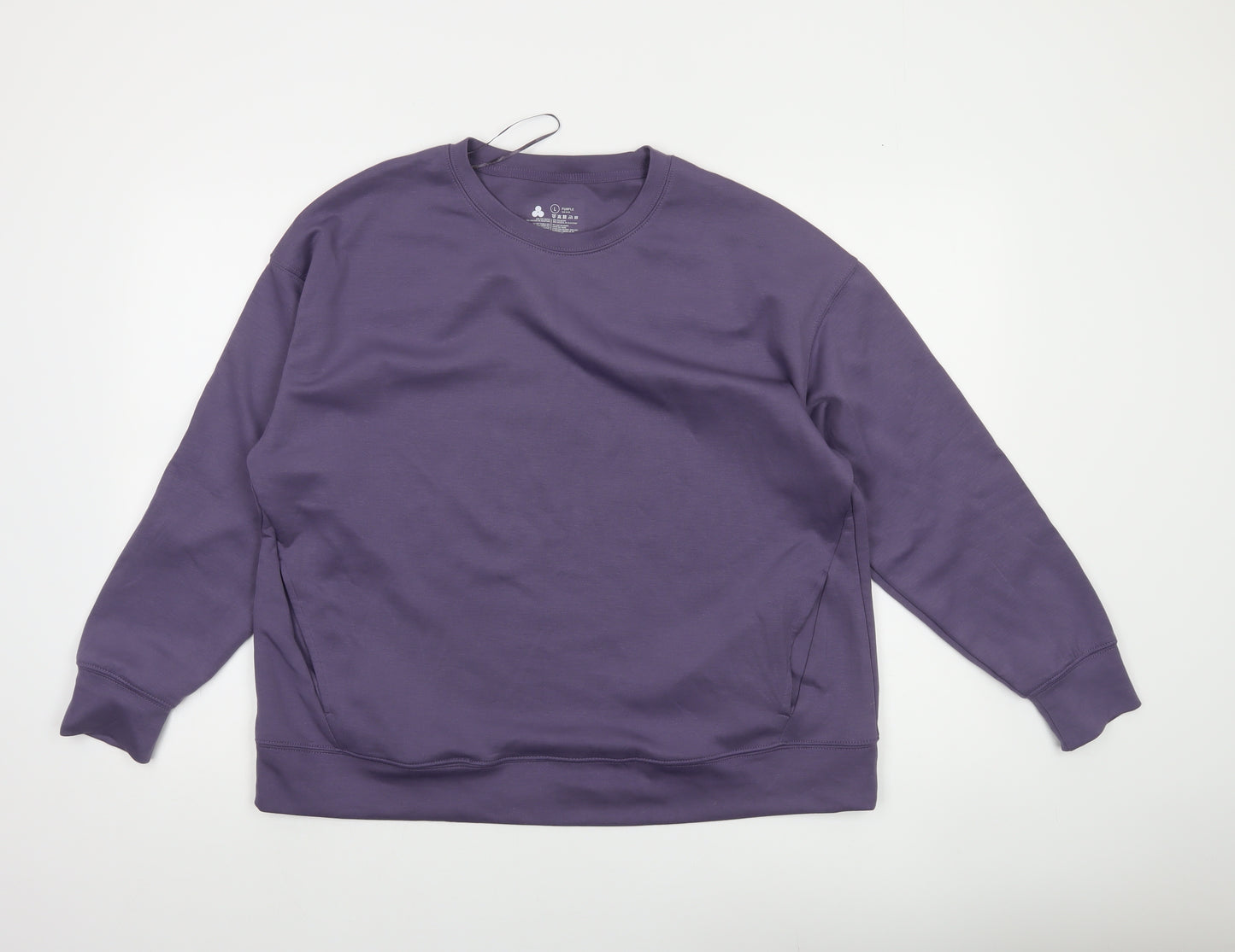 Dunnes Stores Women’s Purple L Pullover Sweatshirt Crew Neck Lightweight