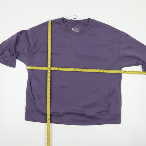 Dunnes Stores Women’s Purple L Pullover Sweatshirt Crew Neck Lightweight