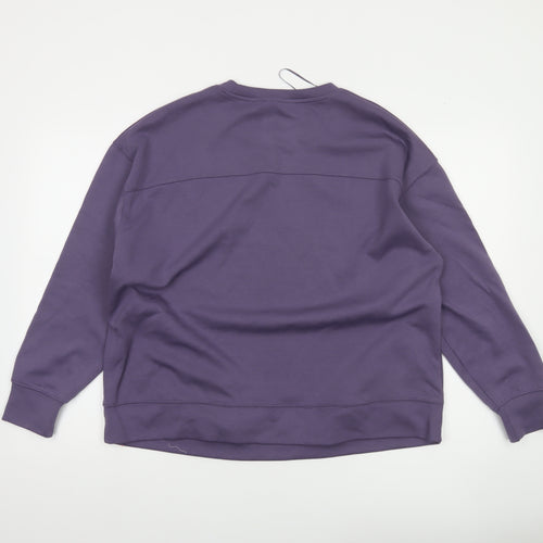 Dunnes Stores Women’s Purple L Pullover Sweatshirt Crew Neck Lightweight