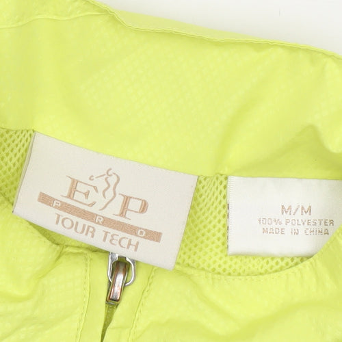 EP Pro Women's Yellow Sleeveless Zip Waistcoat Jacket Size M