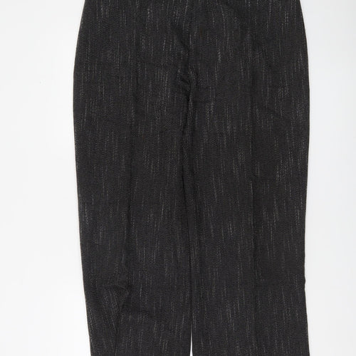 Bassini Women's Black Size 18 Straight Leg Stretch Knit Dress Pants