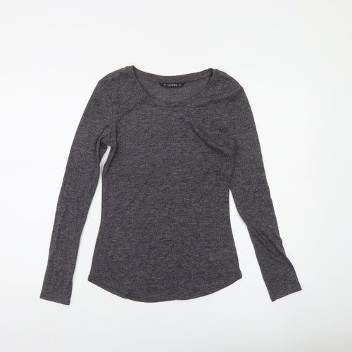Dunnes Women's Grey Long Sleeve Pullover Jumper Size 8
