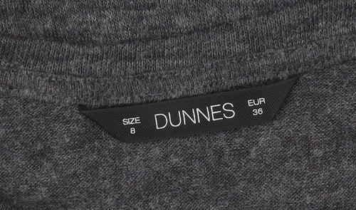 Dunnes Women's Grey Long Sleeve Pullover Jumper Size 8