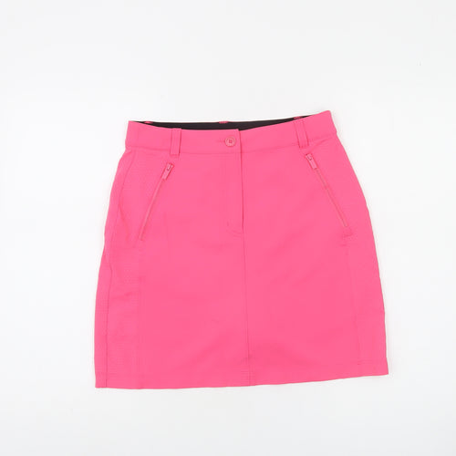 Calvin Klein Golf Women's Pink Skort UK 8 Nylon Stretch Activewear