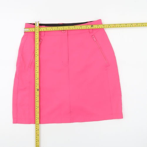 Calvin Klein Golf Women's Pink Skort UK 8 Nylon Stretch Activewear